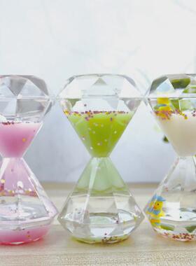 油漏玩具创意塑料漏斗动物油水滴液体沙漏摆件动感计时器儿童女孩
