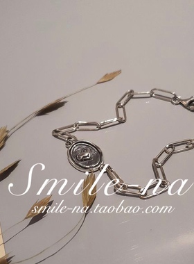 韩国进口小众设计款爱心复古吊牌