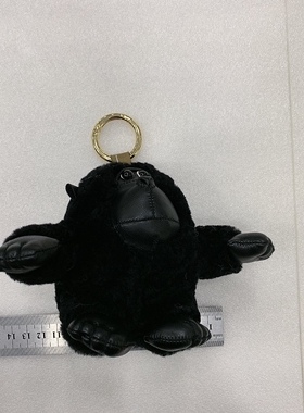 创意丑萌大猩猩毛绒小挂件钥匙扣挂绳饰品背包挂饰猴子真毛钥匙链