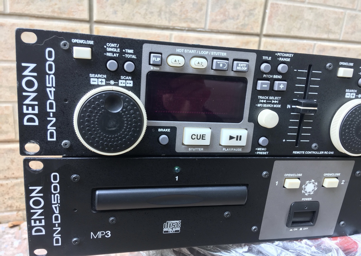 二手进口日本DENON/天龙 DN-D4500双CD打碟机播放器 - 图1