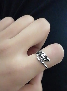 戒指潮时尚个性天使与KANZAO恶魔