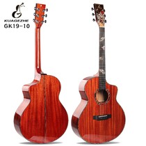 Cross-genders GK19-10 whole peach core pasta single guitar 40 5 inch folk Guitar Men and women playing musical instruments