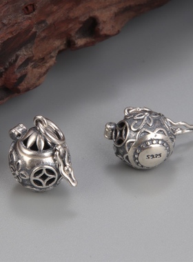 DIY小吊坠盒子复古做旧香囊香薰