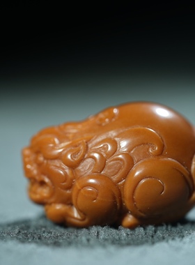 【貔貅】橄榄核雕单子/非遗核雕吊坠/背云