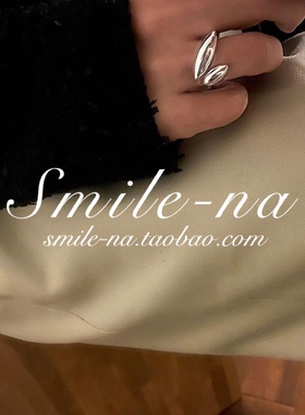 韩国进口小众设计师风纯银戒指