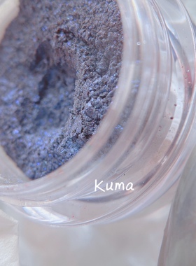 细腻蓝色闪粉日式美甲定制