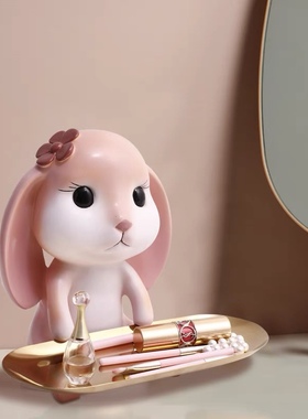 兔子收纳托盘糖果生日礼物装饰品