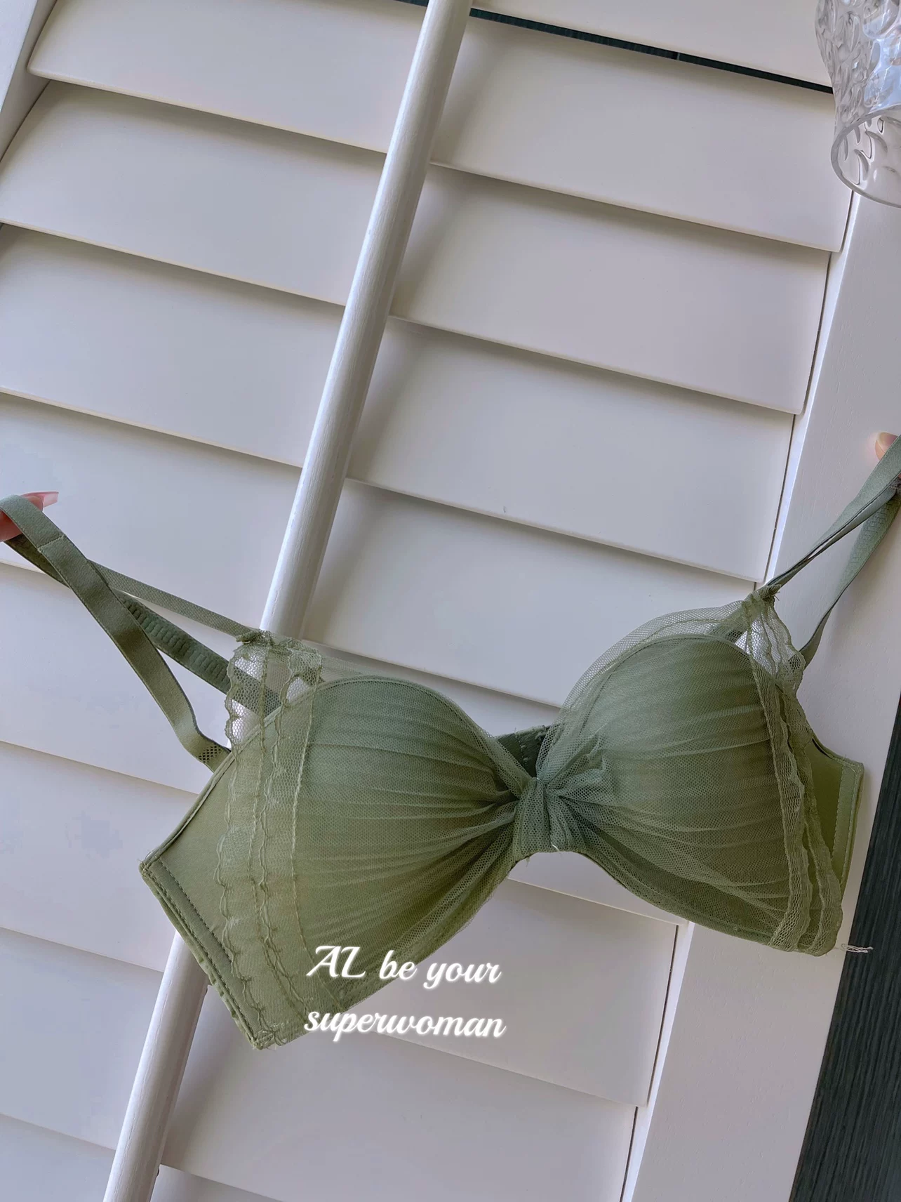 Трусики- Lace underwear, supporting set, sexy bra top, comfortable wireless bra, increased thickness
