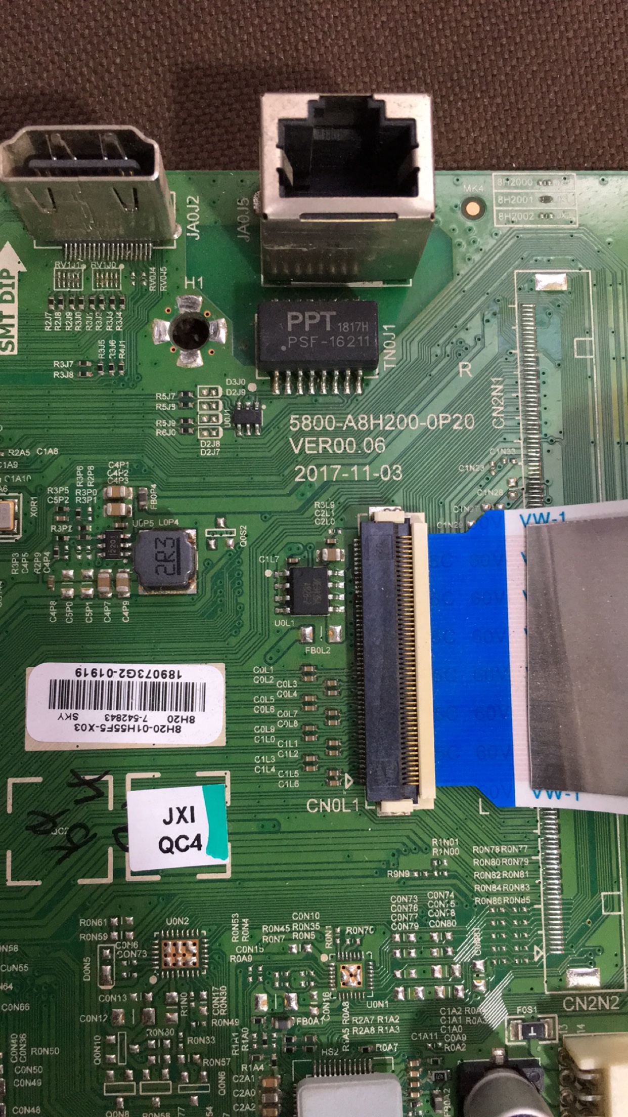 单屏线创维55E5 55F5主板5800-A8H200-0P20屏RDL550WY(CD0-303) - 图0