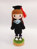 Crochet Doll Creative Paparazzi Wool Cord Handwoven Finished Graduates to Lovers Graduates Valentines Day