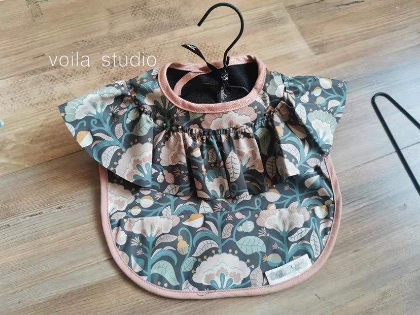 瑞典elodie ins定制围兜防水辅食反穿衣饭兜飞袖翅膀短袖罩衣圣诞,淘宝优惠券,粉丝福利购,淘宝优惠卷