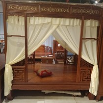 National Standard Red Wood Myanmar Flowers Pear Big Fruit Purple Sandalwood Shelf Bed