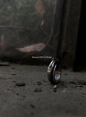 小众项链戒指纯银配饰暗黑吊坠