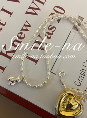 项链韩国进口天然可爱立体小熊