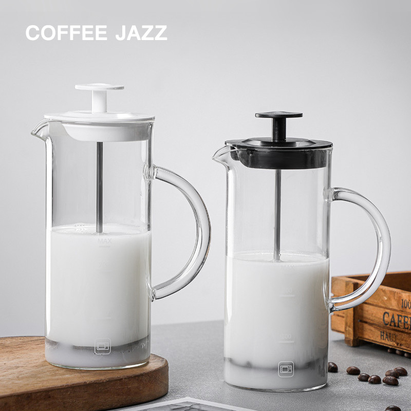 COFFEEJAZZ打奶泡器家用煮咖啡过滤式器具冲茶器套装过滤杯法压壶 - 图0