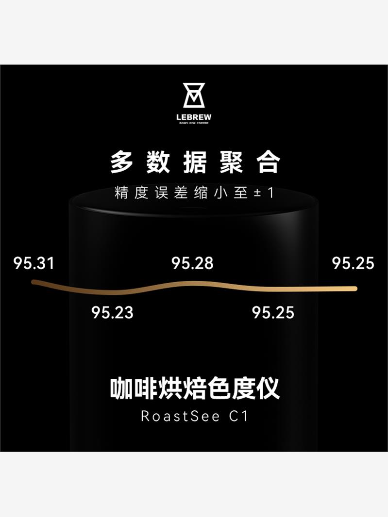 LeBrew咖啡豆烘焙色值色度仪器Roastsee智能分析色值仪器设备 - 图0