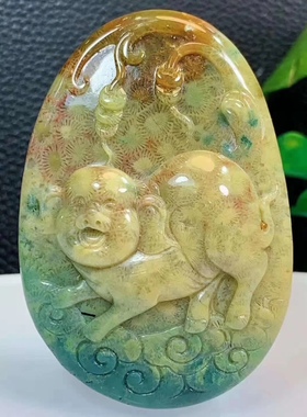 一博珊瑚玉天然帝王绿套链女时尚项饰品2023年轻少女新款婚礼精品