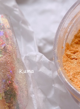 进口闪粉细腻diy日式美甲定制