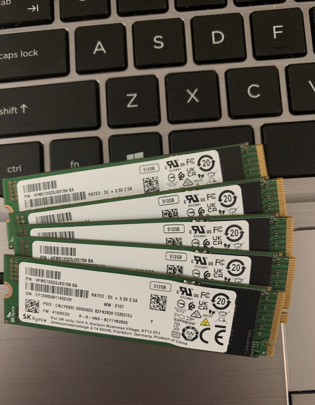 海力士PC711 512g 拆机硬盘 固态硬盘 ssd nvme pcie 笔记本电脑 - 图1