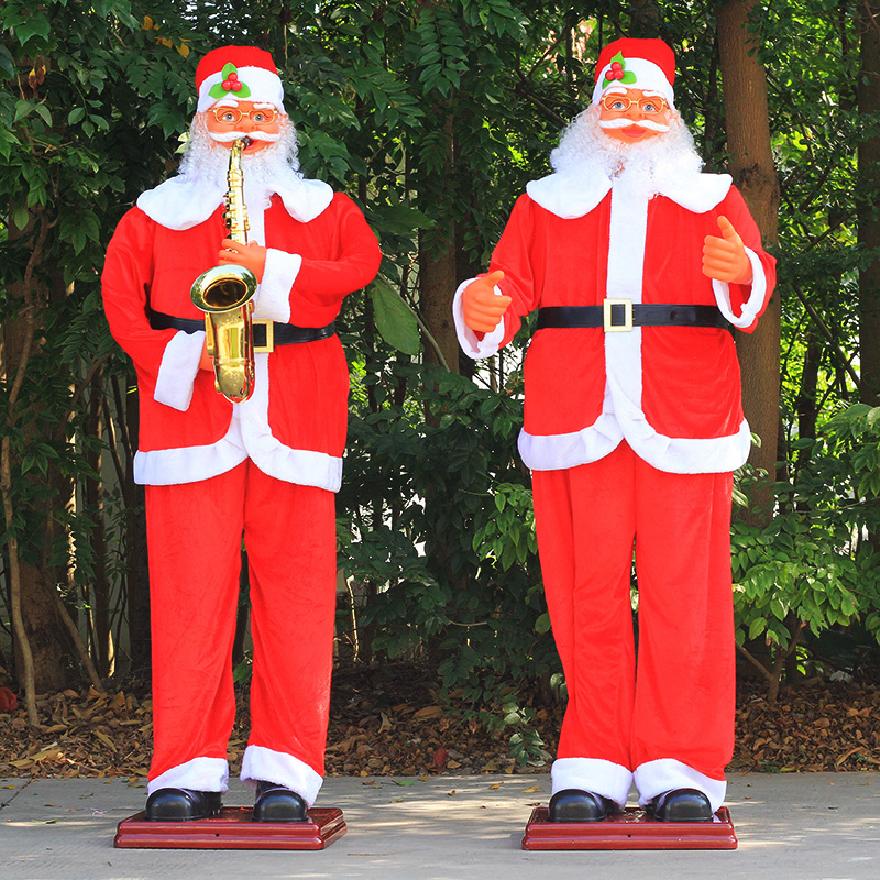 Buy 1 8 M Electric Santa Claus Saxophone Music Dancing Santa Claus