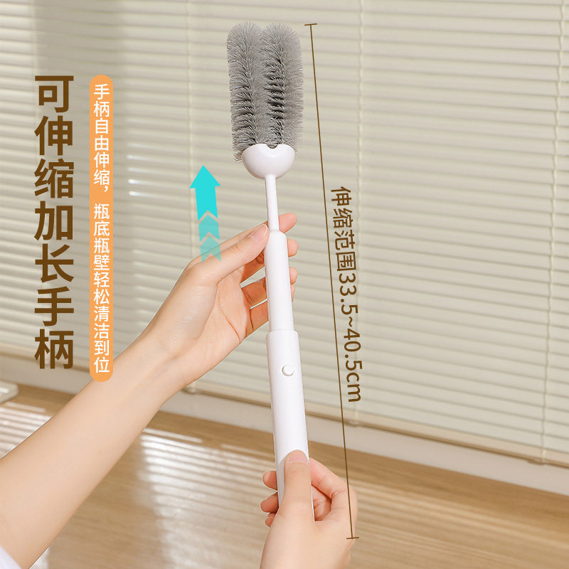 双头杯刷长柄水杯口清洗神器奶瓶破壁机专用清洁刷子多功能三合一,淘宝优惠券,粉丝福利购,淘宝优惠卷