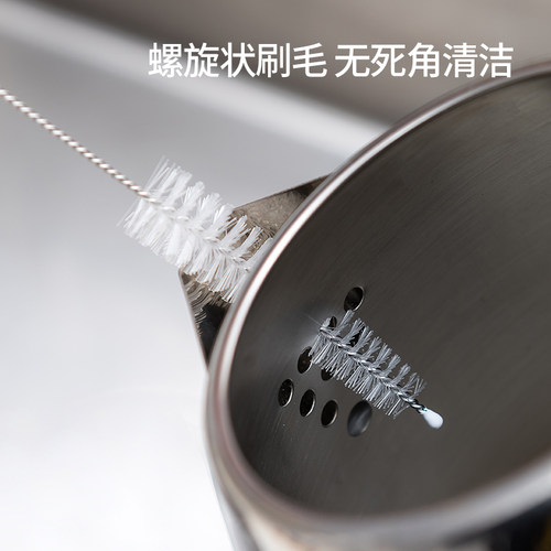 日式壶嘴刷长柄洗茶壶茶具清洁刷套装奶瓶清洗刷水杯子保温杯神器 - 图2