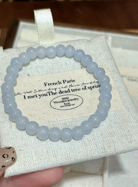 地摊琉璃手串素圈手链不