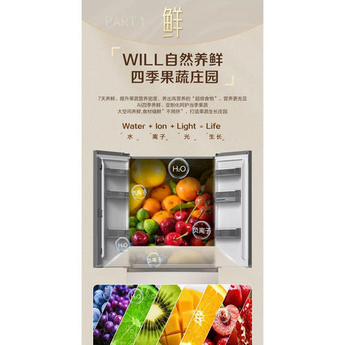 Ronshen/容声 BCD-515W60FZBAS琥珀钰双系统制冰平嵌冰箱制冰机器 - 图3