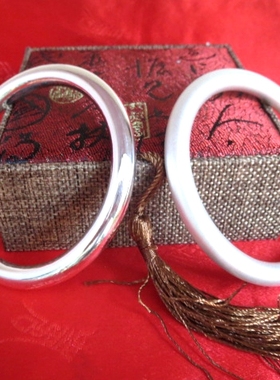 女古法实心闭口纯银手镯999足银