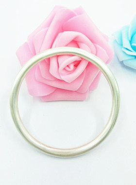 银手镯手工闭口手环足银时尚女