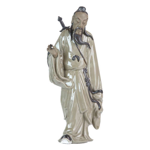 吕祖八仙洞宾 石湾公仔陶瓷工艺品新美陶人物可家居摆件包邮 - 图3
