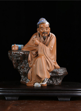 茶圣陆羽陶瓷中式风人气装饰品