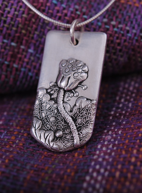 足银挂件古典汉服项链配饰吊坠