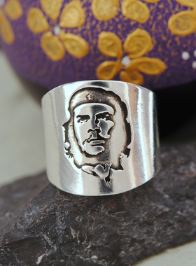 足银男士款复古风饰品戒指定制