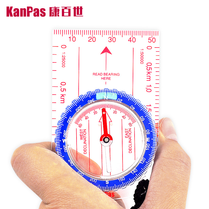Kanpas指南针户外地图制图指北针定向越野指南针体育比例尺高精度-图1