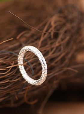 女足银民族风时尚百搭戒指礼物