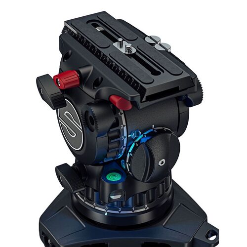 Sachtler萨拿沙雀aktiv10稳定拍摄专业液压阻尼云台flowtech100 - 图1