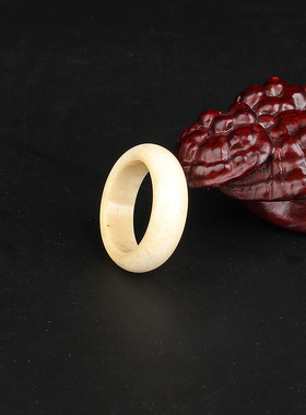 知梳世家牛骨手工戒指