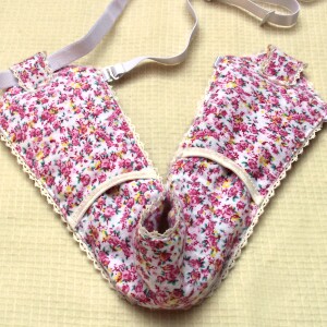 Girls unisex sanitary belt slot lace edge