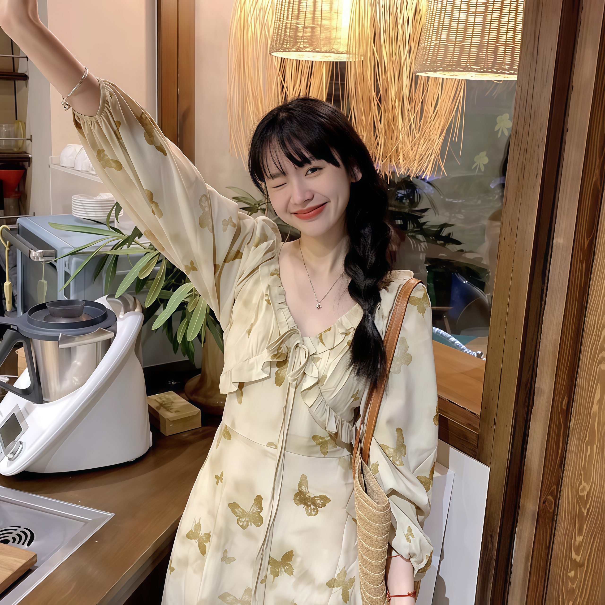 BX赫本风小黑裙女春季复古领长款过膝黑色英伦风连衣裙中长裙