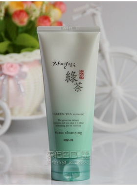 水果之乡韩国welcos原装 S绿茶洗面奶