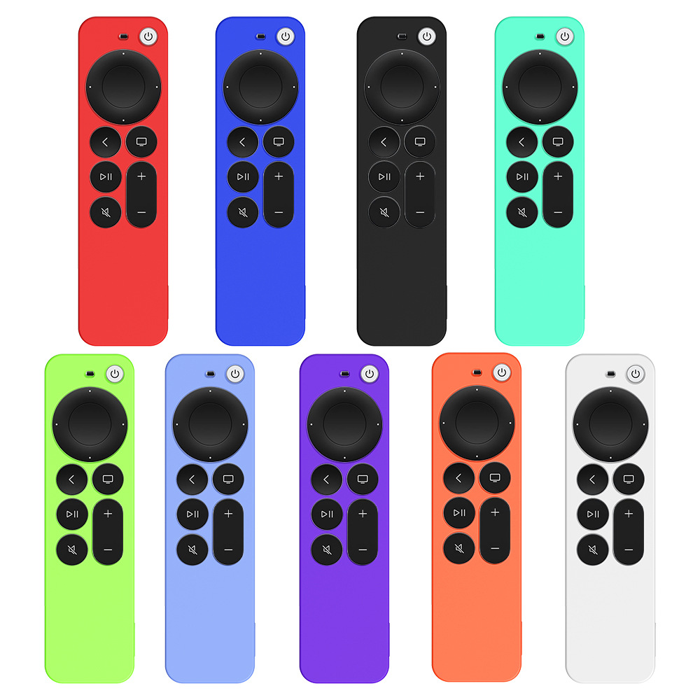 适用于苹果Apple TV Siri Remote 4K电视盒子遥控器硅胶保护套壳 - 图1