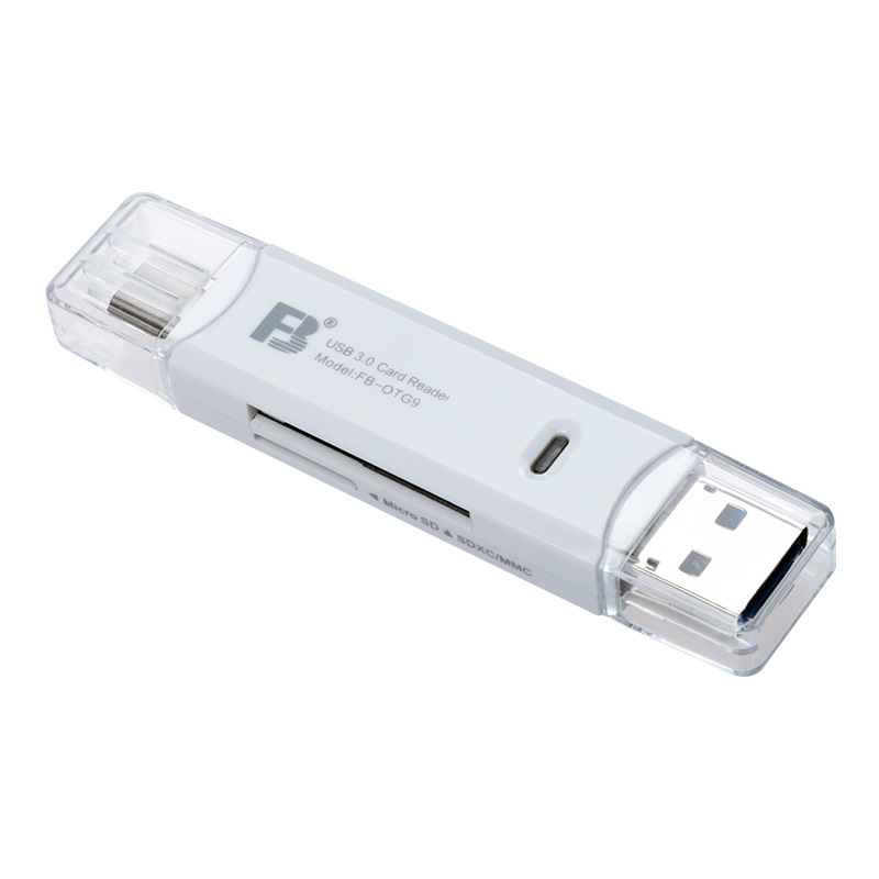 沣标FB-OTG9读卡器存储卡Type-C安卓手机USB3.0电脑SDHS TF SD卡 - 图3