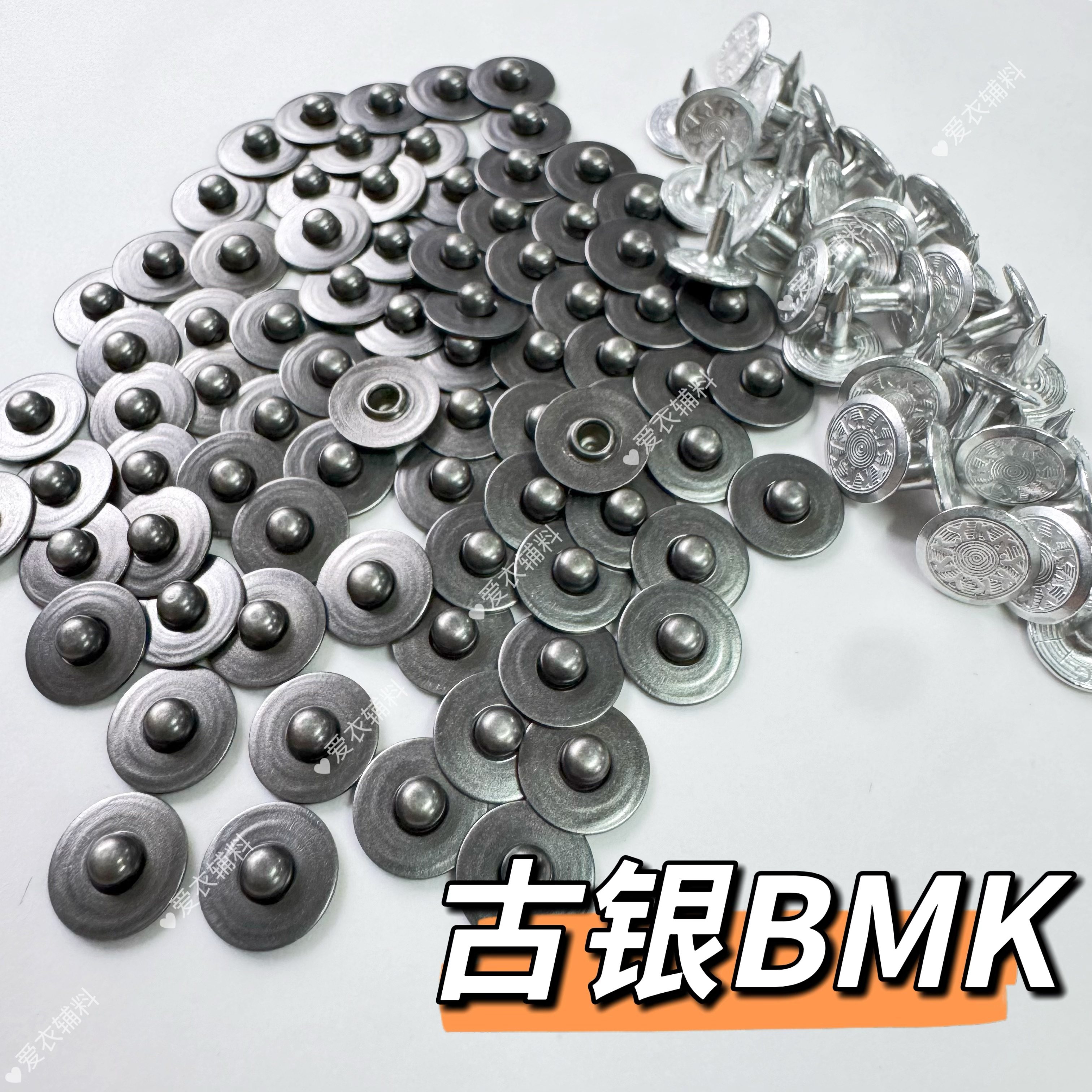 10色现货日本YKK光板草撞钉9.5MM草帽铆钉固定扣满包邮多色新双12,淘宝优惠券,粉丝福利购,淘宝优惠卷