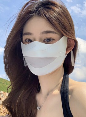 夏季薄款透气护眼角口罩女遮阳