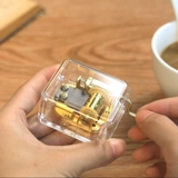 Прозрачная музыкальная шкатулка, игрушка подходит для мужчин и женщин, креативный подарок, подарок на день рождения