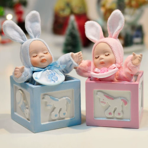 Голова куклы, детская музыкальная шкатулка на день Святого Валентина, свадебный подарок