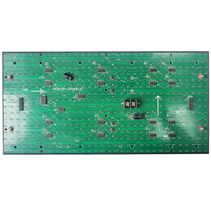 LED显示屏维修配板P10(1R)-V701B-3绿色插灯各种老款单元板模组-图3