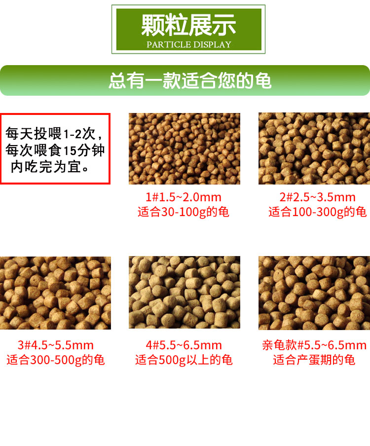 统一牌石金钱专业龟粮高钙龟饲料石龟粮食乌龟饲料包邮20kg-图2