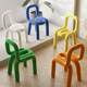 Nordic makeup chair dining chair backrest chair